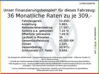 Gebraucht Skoda Karoq Clever 150 PS (110 kW) 2021 Lavablau metallic SUV