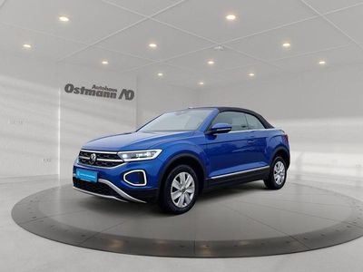 Gebraucht VW T-Roc Cabriolet Style 150 PS (110 kW) 2022 Blau Cabrio