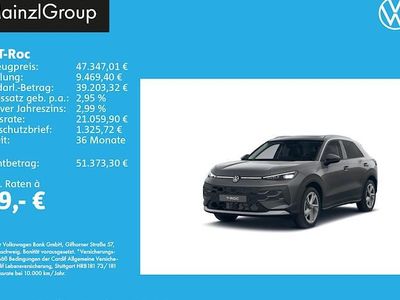 Neu VW T-Roc Style 116 PS (85 kW) 2026 Grau SUV