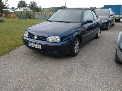 Gebraucht VW Golf Cabriolet 75 PS (55 kW) 1998 Blau Cabrio