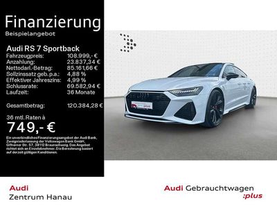 Gebraucht Audi RS7 Performance 630 PS (463 kW) 2024 Gletscherweiß metallic Kleinwagen