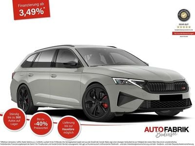 Neu Skoda Octavia RS 265 PS (194 kW) 2026 Graphitegrau metallic Kombi