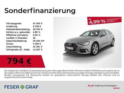 Gebraucht Audi A6 Advanced Plus 299 PS (219 kW) 2025 Florettsilber metallic Kombi