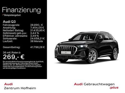 Gebraucht Audi Q3 S-Line 150 PS (110 kW) 2025 Mythosschwarz metallic SUV