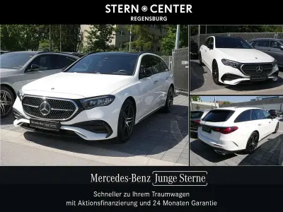 Gebraucht Mercedes E220 AMG 197 PS (144 kW) 2025 Unilack polarweiß Kombi