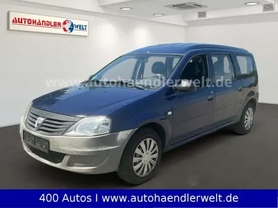 Gebraucht Dacia Logan MCV Ambiance 75 PS (55 kW) 2009 Blau Kombi