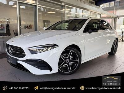 Gebraucht Mercedes A180 AMG line 150 PS (110 kW) 2023 Polarweiss  unilack Limousine