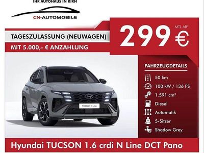 Nouă Hyundai Tucson N Line 136 CP (100 kW) 2025 Negru SUV
