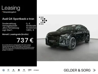 Neu Audi Q4 Sportback e-tron Performance 250 kW (340 PS) 2026 Schwarz SUV