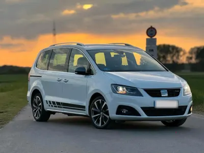 Gebraucht Seat Alhambra FR-Line 177 PS (130 kW) 2020 Weiß Van / Kleinbus