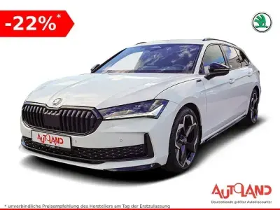 Neu Skoda Superb SportLine 150 PS (110 kW) 2025 Weiß Kombi