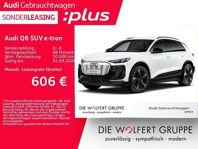 Gletscherweiß metallic Gebraucht 2025 Audi Q6 e-tron Sport SUV | 67.360 € (Superpreis)