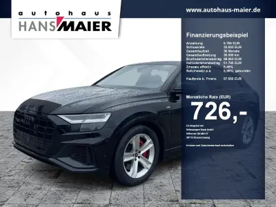 Gebraucht Audi Q8 S-Line 381 PS (280 kW) 2023 Mythosschwarz metallic SUV