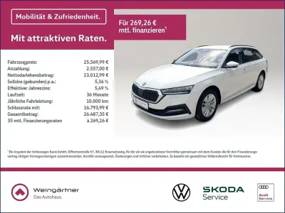 Gebraucht Skoda Octavia Business Line 150 PS (110 kW) 2023 Weiß Kombi