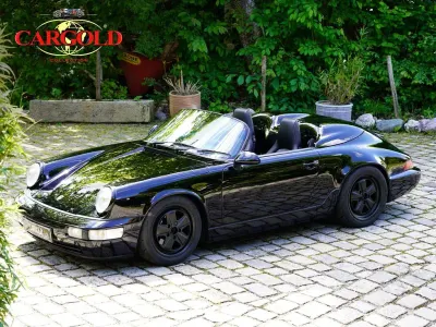 Begagnad Porsche 964 250 HK (183 kW) 1993 Svart Cab