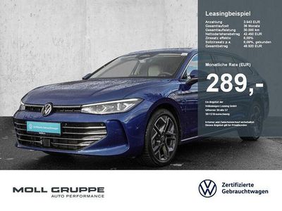 Reef blue metallic Gebraucht 2025 VW Passat Elegance Kombi | 42.440 € (Superpreis)
