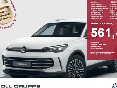 Neu VW Tiguan Elegance 150 PS (110 kW) 2025 Weiß SUV