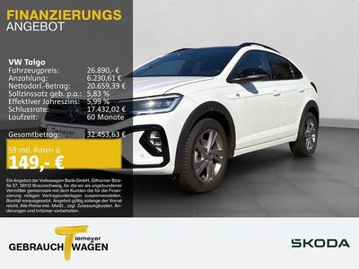 Gebraucht VW Taigo R-line 150 PS (110 kW) 2025 Weiß SUV
