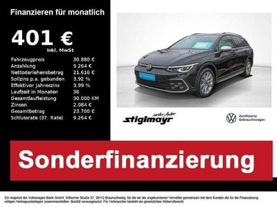 Gebraucht VW Golf Alltrack 200 PS (147 kW) 2023 Deep black perleffekt Kombi