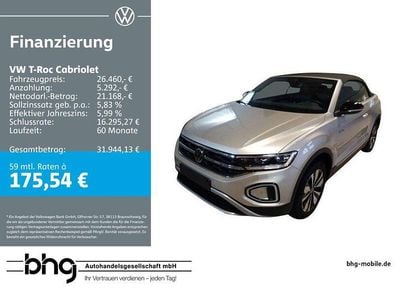 Gebraucht VW T-Roc Goal 116 PS (85 kW) 2025 Schwarz SUV