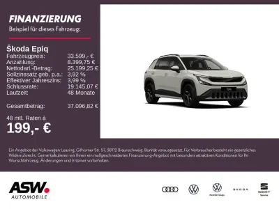 Neu Skoda Epiq Selection 155 kW (211 PS) 2026 Marblegrau SUV