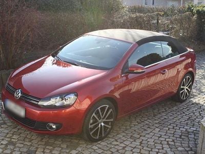 Gebraucht VW Golf Cabriolet Exclusive 160 PS (117 kW) 2012 Rot Cabrio