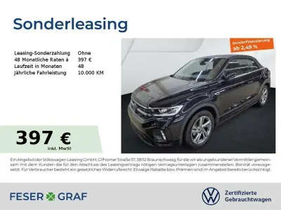 Brugt VW T-Roc Cabriolet R-line 150 HK (110 kW) 2025 Sort Cabriolet