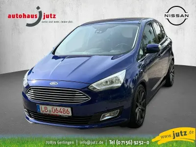 Gebraucht Ford C-MAX Titanium 125 PS (91 kW) 2017 Blau Van / Kleinbus
