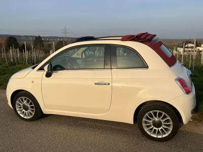 Używany Fiat 500C 69 KM (50 kW) 2013 Biały Kabriolet
