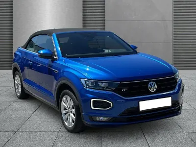 Gebraucht VW T-Roc Cabriolet R-line 150 PS (110 kW) 2020 Ravennablaumetallic Cabrio