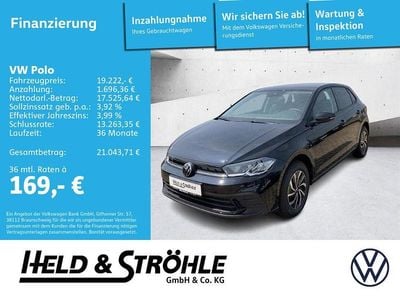 Deep black perleffekt Neu 2025 VW Polo Life Kleinwagen | 19.222 € (Superpreis)
