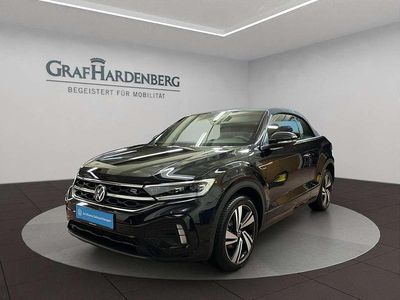 Gebraucht VW T-Roc Cabriolet R-line 150 PS (110 kW) 2022 Schwarz Cabrio