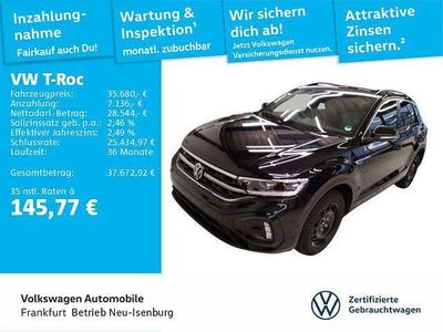 Gebraucht VW T-Roc R-line 190 PS (139 kW) 2024 2t deep black perleffekt (metallic) SUV