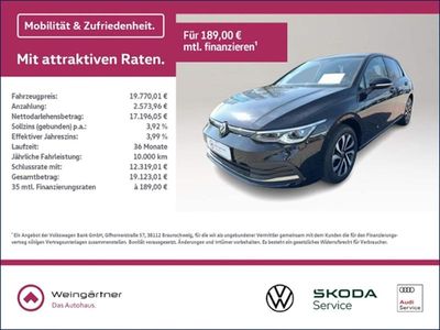 Gebraucht VW Golf VIII Active 110 PS (80 kW) 2022 Schwarz Limousine