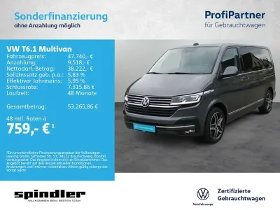 Gebraucht VW Multivan Generation Six 204 PS (150 kW) 2021 Indiumgrau metallic Van / Kleinbus