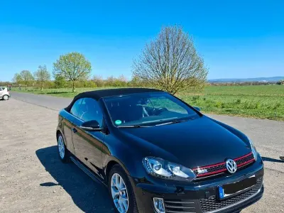 Gebraucht VW Golf Cabriolet GTI 211 PS (155 kW) 2012 Schwarz Cabrio