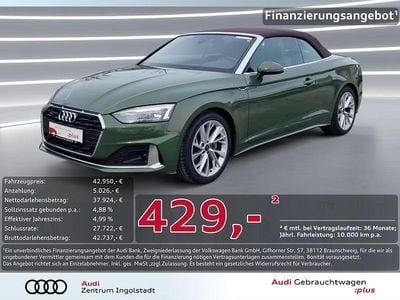 Gebraucht Audi A5 Cabriolet Advanced 204 PS (150 kW) 2023 Grün metallic Cabrio