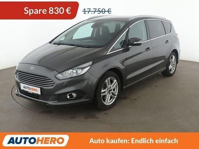 Grau Gebraucht 2019 Ford S-MAX Titanium Van / Kleinbus | 16.920 € (Fairer Preis)