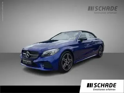 Gebraucht Mercedes C300 AMG line 258 PS (189 kW) 2019 Blau Cabrio