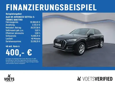 Gebraucht Audi Q5 Advanced Plus 299 PS (219 kW) 2023 Mythosschwarz metallic SUV