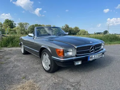 Gebraucht Mercedes SL280 174 PS (127 kW) 1985 Grau Cabrio