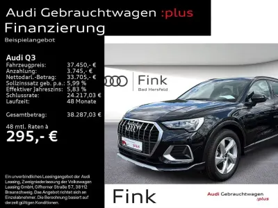 Gebraucht Audi Q3 Advanced Plus 150 PS (110 kW) 2025 Schwarz SUV