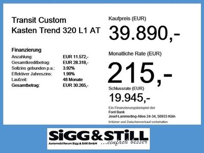 Nuova Ford Transit Custom Trend 136 CV (100 kW) 2026 Bianco Monovolume