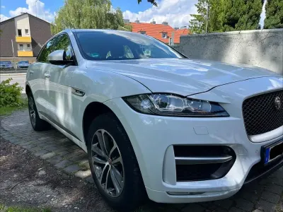 Gebraucht Jaguar F-Pace R-Sport 179 PS (131 kW) 2017 Weiß SUV