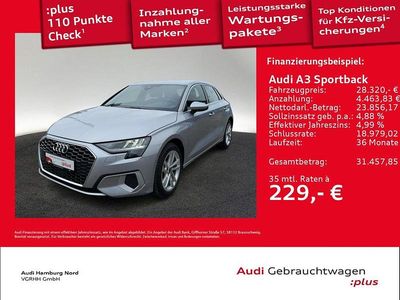 Gebraucht Audi A3 Advanced Plus 150 PS (110 kW) 2024 Florettsilber metallic Limousine