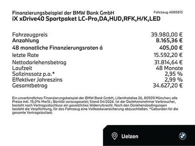 Gebraucht BMW iX Comfort Edition 239 kW (326 PS) 2023 Sophistograu (grau) SUV
