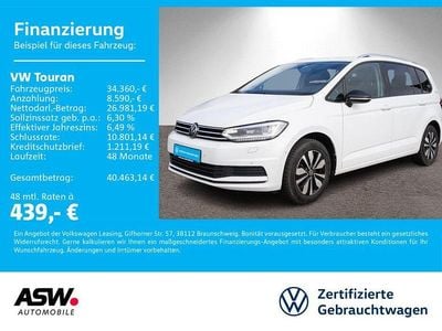 Gebraucht VW Touran Goal 150 PS (110 kW) 2025 Weiß Van / Kleinbus