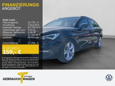 Gebraucht Seat Leon FR 150 PS (110 kW) 2024 Mitternachtsschwarz metallic Kombi