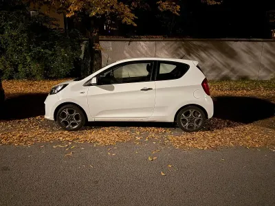 Gebraucht Kia Picanto 69 PS (50 kW) 2014 Weiß Kleinwagen