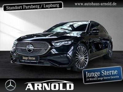 Gebraucht Mercedes E450 AMG line 367 PS (269 kW) 2024 Obsidianschwarz Kombi